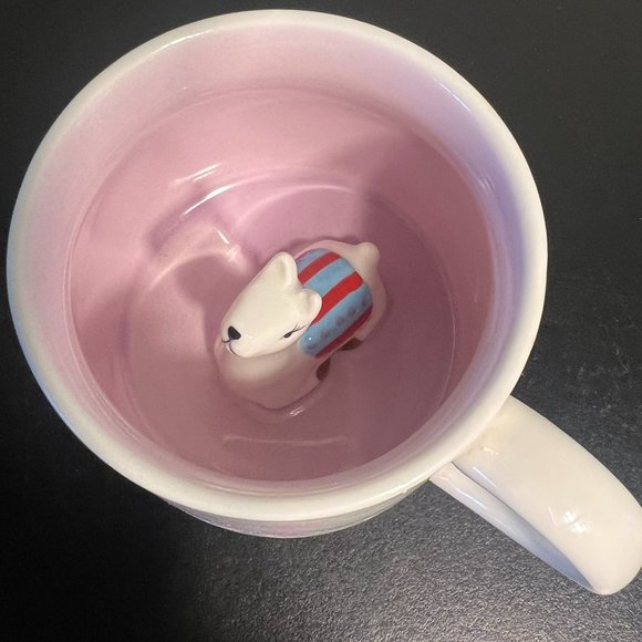 Whimsical Cupboard NO PROB LLAMA Mug w/ Peekaboo Llama ~ 10 Strawberry Street - Picture 2 of 7